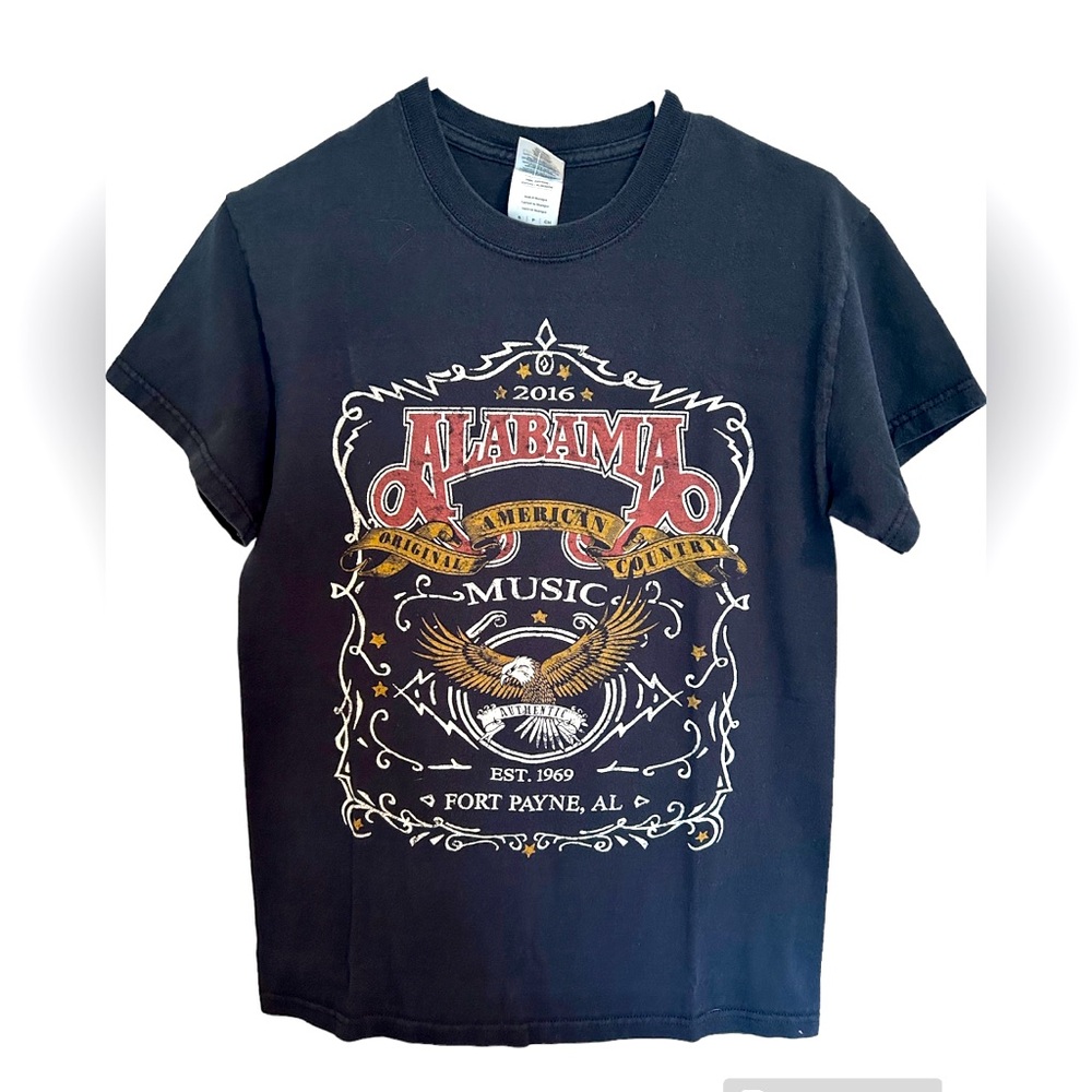 Alabama 2016 Concert Graphic Tour T-Shirt Size Small